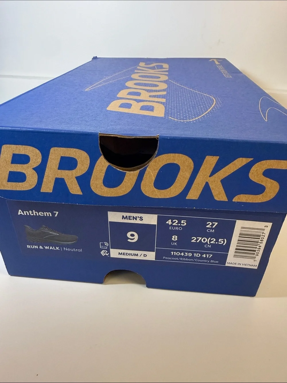 NIB Brooks Anthem 7 Men's Running Shoes - Sizes 8 & 9 Available!